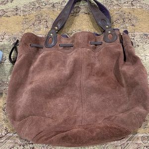 Lucky Brand Brown Bucket Purse Excellent Condition